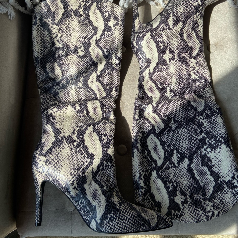 Snakeskin Boot